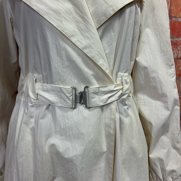 Nine West Off White Belted Trench Coat - Picture 3 of 10